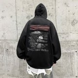 Cartoon Graphic Men's Hoodies Oversized Spring Hooded Male Casual Sweatshirts Harajuku Unisex Pullovers Clothing aidase-shop