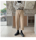 Aidase  Baggy Wide Leg Pants  Overalls Men Korean Fashions Vintage Cargo Pants Casual Black Sweatpants Khaki Harem Pants aidase-shop