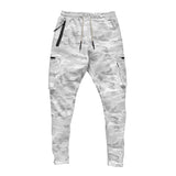 Mens Sweatpants Gyms Workout Fitness Trousers Men Zip Pocket Cargo Pants aidase-shop