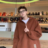 Hooded Sweater Coat Men Spring and Autumn Casual Knitted Sweaters Men Pullover Jumpers Men Fashion Clothing Streetwear Tops aidase-shop