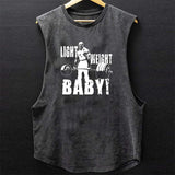 Gyming Training Fitness Mens Vest Loose O Neck Sleeveless Casual Tank Tops Spring Summer Fashion Pattern Printing Camisole aidase-shop