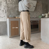 Aidase  Baggy Wide Leg Pants  Overalls Men Korean Fashions Vintage Cargo Pants Casual Black Sweatpants Khaki Harem Pants aidase-shop