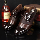 Office Men Dress Shoes Floral Pattern Men Formal Shoes Leather Luxury Fashion Groom Wedding Shoes Men Oxford Shoes Dress 37-50 aidase-shop