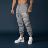 Autumn Mens Sweatpants Sports Leisure Fitness Training Leggings Trousers Men Trends Fashion Pattern Print Slim Pants Streetwear aidase-shop