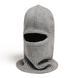 Full Face Mask Women Ring Scarf Winter Warm Knitted Beanies Balaclava  Neck Scarves Woolen Yarn Outdoor Pullover Cap Muffler aidase-shop