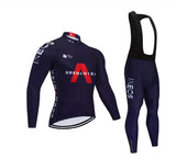 New men's racing long-sleeved cycling jersey suit, breathable mountain bike clothing, multiple styles aidase-shop