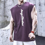 New Gyms Tank Top Summer Brand Sleeveless Shirt Sports Fitness Tank Top Men printing bodybuilding undershirt Running vest aidase-shop