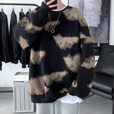 Harajuku Cloud Graphic Men Oversized Sweatshirts Autumn Korean Round Neck Pullovers Streetwear Casual Unisex Tops aidase-shop