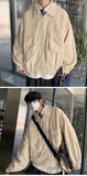 Aidase Jackets Men Streetwear Handsome Japanese Corduroy Outwear Solid Large Size BF Loose Classic Cazadora Hombre New Arrival Popular aidase-shop