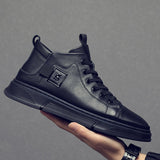 High-quality High-top Non-slip Wear-resistant Shoes Spring and Autumn New Mens Casual Shoes Non-slip Wear-resistant Sports Shoes aidase-shop