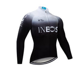 New men's racing long-sleeved cycling jersey suit, breathable mountain bike clothing, multiple styles aidase-shop