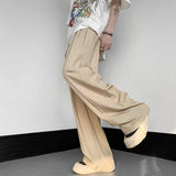 Summer New Japanese Style Baggy Slim Pants Mens Tall Light Thin  Ice Silk Casual Pant Male Harajuku Trend Trousers aidase-shop
