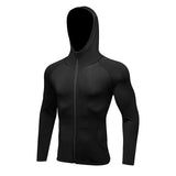 Running Jacket Men Fitness Sport Zip Hoodies Man Sports Wear Thin Quick-drying Training Clothes aidase-shop