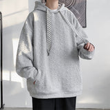 Men's/Women's Raised Heart Pattern Hoodies Autumn New Casual Hoodies Sweatshirts Quality Men's Solid Color Hooded Pullover aidase-shop