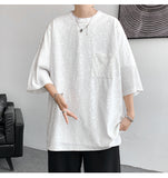 Aidase  Men Oversized Streetwear T Shirts Women  Jacquard Design Summer Mens Fashions Harajuku T-Shirt Male Vintage Tees Female aidase-shop