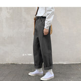 Aidase  Baggy Wide Leg Pants  Overalls Men Korean Fashions Vintage Cargo Pants Casual Black Sweatpants Khaki Harem Pants aidase-shop