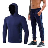 Sport Suits Men Fitness Hoodies+Sweatpants Sportswear Man Casual Jogging Tracksuits Clothing aidase-shop