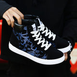 Fashion Sneakers Men Canvas Shoes Breathable Cool Street Shoes Male Brand Sneakers Black Blue Red Mens Causal Shoes A305 aidase-shop