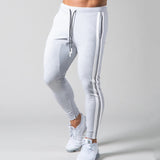 Joggers Men Striped Sweatpants Casual Long Pants Men Fitness Running Workout Track Trousers aidase-shop