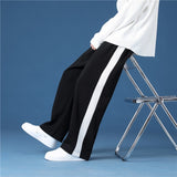 Summer Casual Pants Men Fashion Oversized Wide-leg Pants Men Korean Loose Sweatpants Straight Pants Mens Joggers Trousers M-4XL aidase-shop