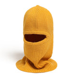 Full Face Mask Women Ring Scarf Winter Warm Knitted Beanies Balaclava  Neck Scarves Woolen Yarn Outdoor Pullover Cap Muffler aidase-shop