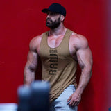 New mens cotton tank tops shirt gym fitness vest sleeveless male casual bodybuilding sports man Workout clothes clothing aidase-shop