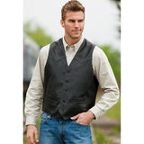 Aidase Suit Vest Men's Leather V-Neck Fashion Casual Jacket Sleeveless Steampunk Western Denim Vest Waistcoat Male aidase-shop