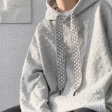 Men's/Women's Raised Heart Pattern Hoodies Autumn New Casual Hoodies Sweatshirts Quality Men's Solid Color Hooded Pullover aidase-shop