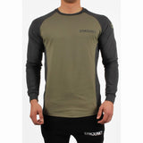 Long Sleeve T-shirt Men Gym Training Shirt Soft Cotton Bodybuilding Tops Man Running Fitness Clothing aidase-shop