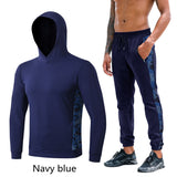 Sport Suits Men Fitness Hoodies+Sweatpants Sportswear Man Casual Jogging Tracksuits Clothing aidase-shop