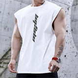 New Gyms Tank Top Summer Brand Sleeveless Shirt Sports Fitness Tank Top Men printing bodybuilding undershirt Running vest aidase-shop