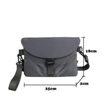 Aidase  Waterproof Men Fashion Shoulder Bag Nylon Solid Color Messenger Bags Phone Pouch Unisex Men Handbag Casual Men Crossbody Bag aidase-shop