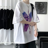 Men Summer Graffiti T Shirts Streetwear Oversize Casual Tshirt For Male  New Short Hip Hop Brand Sleeve Man Tees aidase-shop