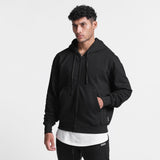 Sport Jacket Men's Fitness Workout Hoodie Zipper Hooded Sweatshirt Casual Sports Wear aidase-shop