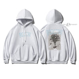 Autumn Vintage Rose Printed Men Hoodies Streetwear Casual Hooded Male Sweatshirts Korean Style Fashion Unisex Pullovers aidase-shop