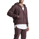 Sport Jacket Men's Fitness Workout Hoodie Zipper Hooded Sweatshirt Casual Sports Wear aidase-shop