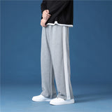 Summer Casual Pants Men Fashion Oversized Wide-leg Pants Men Korean Loose Sweatpants Straight Pants Mens Joggers Trousers M-4XL aidase-shop