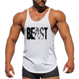 2020 Cotton Gyms Tank Tops Men Sleeveless Tanktops For Boys Bodybuilding Clothing Undershirt Fitness Stringer Vest aidase-shop