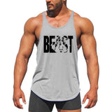 2020 Cotton Gyms Tank Tops Men Sleeveless Tanktops For Boys Bodybuilding Clothing Undershirt Fitness Stringer Vest aidase-shop