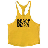 2020 Cotton Gyms Tank Tops Men Sleeveless Tanktops For Boys Bodybuilding Clothing Undershirt Fitness Stringer Vest aidase-shop