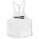 2020 Cotton Gyms Tank Tops Men Sleeveless Tanktops For Boys Bodybuilding Clothing Undershirt Fitness Stringer Vest aidase-shop