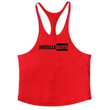 2020 Cotton Gyms Tank Tops Men Sleeveless Tanktops For Boys Bodybuilding Clothing Undershirt Fitness Stringer Vest aidase-shop