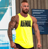 Gorilla wear fashion cotton sleeveless tank top men Fitness muscle shirt mens singlet Bodybuilding workout gym vest fitness men aidase-shop