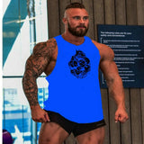 Gorilla wear fashion cotton sleeveless tank top men Fitness muscle shirt mens singlet Bodybuilding workout gym vest fitness men aidase-shop