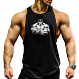 Gorilla wear fashion cotton sleeveless tank top men Fitness muscle shirt mens singlet Bodybuilding workout gym vest fitness men aidase-shop