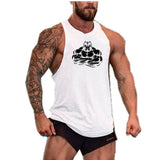 Gorilla wear fashion cotton sleeveless tank top men Fitness muscle shirt mens singlet Bodybuilding workout gym vest fitness men aidase-shop