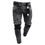 Aidase New Printed Statuary Jeans Loose Straight Men Denim Biker Casual Pants Hip Hop Man Jean Hombre Pantalon Artistic Work Size S-3XL aidase-shop