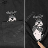 Aidase NewFashion Movie Animal Dog Cat Pocket T-shirt Funny Harajuku Men/Women Summer Casual Cotton Tee Short sleeve Shirts D3 aidase-shop