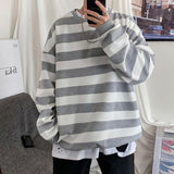 Men Striped Sweatshirts 2021 Spring Autumn Fashion Mens Hoodies Male Loose Couple Outfit Men Brand Hip Hop Hoodie Sweatshirts aidase-shop