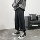 Aidase Men Jeans Autumn Male Trousers Cozy Breathable Retro Loose All-match Korean Trendy Streetwear Students Ulzzang Chic Wide Leg 3XL aidase-shop